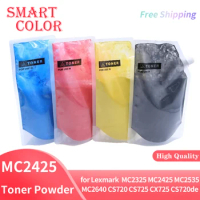 1000g Refill Toner Powder compatible for Lexmark C2325 MC2325 C2425 MC2425 MC2535 MC2640 CS720 CS725 CX725 CS720de Toner