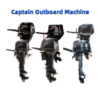 Captain 2-Stroke Outboard Engine, Rubber Boat Paddle Hanging Engine, Marine Motor, 40 HP