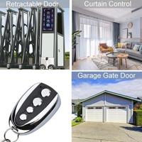 Wireless Auto Remote Control 433.92Mhz Cloning Gate for Garage Door Remote Control Switch Portable Duplicator Key