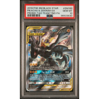 2019 Pokemon Sm Black Star Promo #SM168 Pikachu & Zekrom Gx Promo-Tag Team Tins-Fa PSA 10 (PSAK-7)