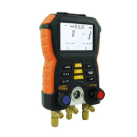 SMART SENSOR ST5750A Electronic Manifold Meter Refrigeration System Digital Manifold Gauge Pressure Leak Detection