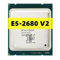 Xeon E5-2680 v2 E5 2680v2 E5 2680 v2 2.8 GHz Ten-Core Twenty-Thread CPU Processor 25M 115W LGA 2011 Free Shipping