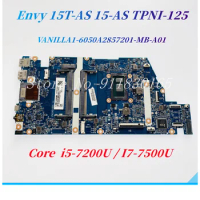 6050A2857201 859288-601 For HP Envy 15T-AS 15-AS TPN-I125 Laptop Motherboard With Core i5 i7 6th/7th Gen CPU UMA DDR4 Mainboard