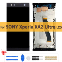 6.0'' Original lcd For SONY Xperia XA2 Ultra LCD Display Screen Touch Digitizer For SONY H4233 H4213 H3213 H3223 Display C8 LCD