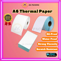 AKPACKING Kertas Termal A6 Kertas Bil Penghantaran Udara A6 Awb 100mm x 150mm Gulungan