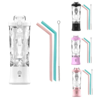 Portable Blender, Personal Size Blender For Shakes And Smoothies With 6 Blades Mini Blender For Kitchen,Travel