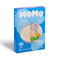 (MUMU)干貝鱸魚粥150gx2包/盒