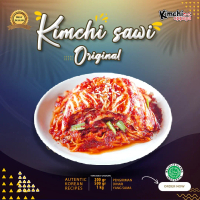 Kimchi Sawi Original Korea 1KG/500/200g Halal - Asli Pedas Gurih Segar & Renyah Cocok Sebagai Lauk P