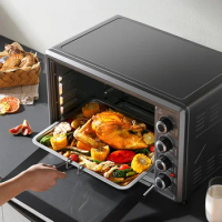 Household Large Capacity Bread Baking Ovens Automatic Toaster Oven Pizza Oven Bakery Electric Ovens Air Fryer Kitchen Accessorie
