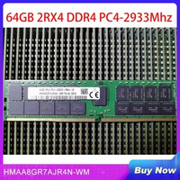 1 PCS Server Memory For SK Hynix RAM 64G 64GB 2RX4 DDR4 PC4-2933Mhz ECC REG HMAA8GR7AJR4N-WM