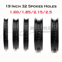 1.60/1.85/2.15*19" Inch 1.60/1.85/2.15 x 19" inch 32 Spokes Holes Aluminum Alloy Motorcycle Wheel Rims Circle