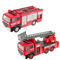 【TDL】迴力消防車雲梯車玩具合金車迴力車玩具汽車模型聲光玩具車 CT-1179/CT-791