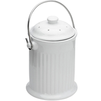 《FOXRUN》陶製廚餘桶(白) | 回收桶 垃圾桶 收納桶 餿水桶