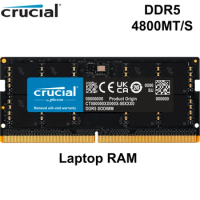 New Crucial RAM DDR5 4800MHz 16GB 32GB CL40 Laptop Memory Original 8G 16G 32G SODIMM