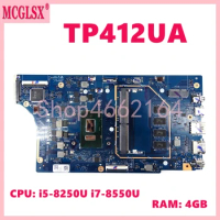 TP412UA with i5-8250U i7-8550U CPU 4GB-RAM Notebook Mainboard For Asus Vivobook Flip 14 TP412UA TP412U Laptop Motherboard