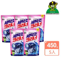 【山鬼怪】韓國SANDOKKAEBI 強效洗衣槽清潔劑450gX5入