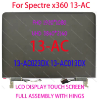 13.3” LCD Touch Screen Digitizer Complete Assembly For HP SPECTRE X360 13-AC 13T-AC000 13-AC033DX 13-ac012nf 918030-001