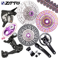 ZTTO Ultralight 10 Speed Shift Set MTB Bike 32/34/36T Chainwheel Crankset 11-46/50T Cassette Groupset 1X10 Rear Derailleur Part