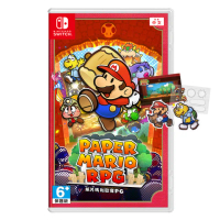【Nintendo 任天堂】NS 紙片瑪利歐RPG 中文版(台灣公司貨-附贈預購特典)