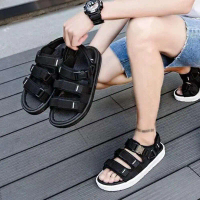 sandal tali pria model korea / Sandal gaya korea casual / Sandal Fs Raw Cowok murah / Sandal Gunun