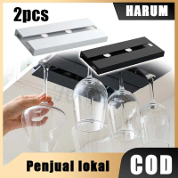 2PCS Rak Gelas Wine Gantung Rak Wine Holder Wine Glasses Untuk Bar Dan Dapur
