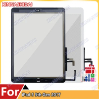 9.7" NEW For iPad 5 5th Gen 2017 A1474 A1475 A1476 touch screen digitizer replacemen with/without buttons For iPad 5 Touch