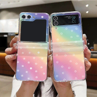 Sarung Telefon, Untuk Samsung Galaxy Z Flip 6 5 4 3 5G F741B F731B F721B F711B, Lutsinar, Reka Bentu