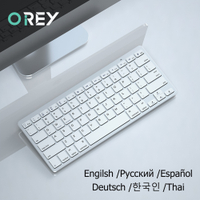 Bluetooth Wireless Keyboard Russian Thai Korean German Spanish Arabic French Gaming Keyboard For Laptop PC Gamer Tablet
