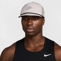 NIKE Unisex Dri-Fit Pro Cap US FB Running Swoosh [IO8269-009] L/XL College Grey/Anthracite/Reflectiv