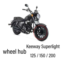 Motorcycle Front / Rear Wheel Hub Aluminum Wheel For Keeway Superlight 125 / 150 / 200 Superlight125 Genuine Parts