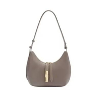 Furla Goccia S Shoulder Bag Urban Gray Grey