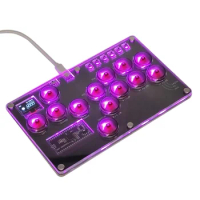 Arcade Joystick Hitbox Controller Street Fight Stick Mini Hitbox Fighting Game Arcade Keyboard for PC Console