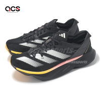 adidas 競速跑鞋 Adizero Adios Pro 3 W 女鞋 黑 粉橘 厚底 回彈 運動鞋 愛迪達 IG6431