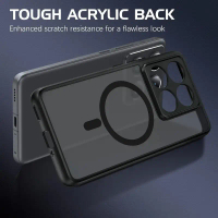 A Like     Armor Matte Translucent For Magsafe Phone Case For Xiaomi 15T 14T Magnetic Wireless Charg