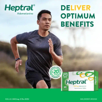 Abbott Heptral 500mg Ademetionine Gastroresistant Tablets 20s | Liver Support Supplement | Abbott Or