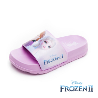 【Disney 迪士尼】冰雪奇緣2 童EVA拖鞋-紫/FNKS14057