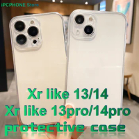 for iphone xr to 13/14 protective case ，for iphone xr to 13pro/14pro perfect case ，for xr like 13pro case