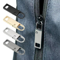 2pcs Zipper Slider Puller Replicement riduvable Zipper ketua bagasi sekolah Bab Coat Kasut Kasut Kas