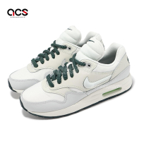 Nike 休閒鞋 Air Max 1 SE GS 大童 女鞋 白 綠 氣墊 低筒 經典 FB9582-001