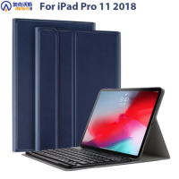 Keyboard Case for 2018 ipad Pro 11 with Wireless Keyboard, Folio Funda for ipad Mini 4 Magnetic Leather Capa