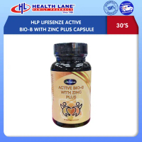 HLP LIFESENZE ACTIVE BIO-B WITH ZINC PLUS CAPSULE (30'S)