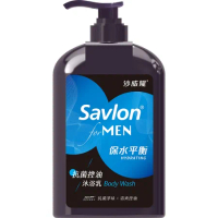 【SAVLON沙威隆】男性抗菌控油沐浴乳670ml(保水平衡)