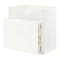 kabinet dasar u wastafel TALLSJÖN, putih/Veddinge putih, 80x60 cm