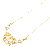 【二手名牌BRAND OFF】MIKIMOTO 御木本 18K 黃金 珍珠 項鍊
