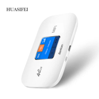 HUASIFEI Unlocked Router 3G/4G high-speed Sim Card LTE Modem 150Mbps High Speed Hotspot Pocket Wi-Fi Broadband Network MI-fi