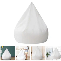 Bean Bag No Filler Sleeve Liner Cover Replacement Particle Lazy Sofa Inner Cloth White Filling