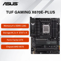 New TUF GAMING X670E-PLUS Motherboard Micro-ATX Ryzen AMD X670 DDR5 Socket AM5 M.2 USB3.2 Max-128G Double Channel