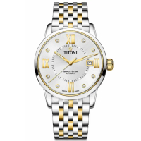 【TITONI 梅花錶】天星系列 簡約羅馬機械腕錶 / 40mm 禮物推薦 畢業禮物(83538SY-099)