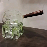Teko Kaca buat Hasil seduhan Teh bisa di panaskan di atas Lilin kode XY-GB6