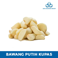 Bawang Putih Kupas Segar Fresh 1kg / Bawang Kating Kupas Siap Pakai